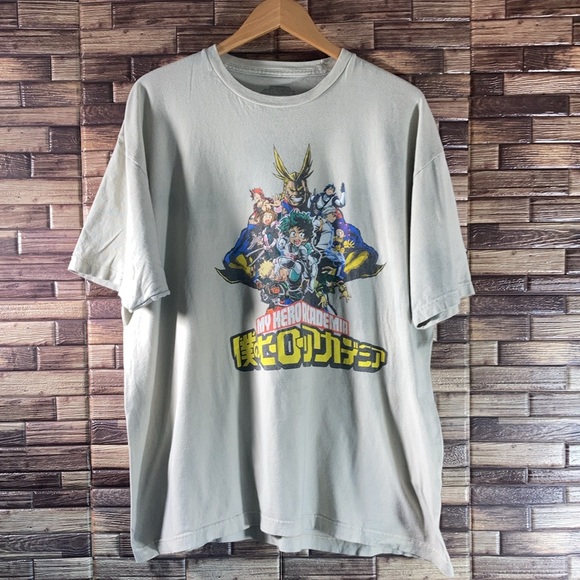 Bundle of 3 2XL T Shirt Ichiraku Ramen Shop Naruto Shippuden My Hero Academia - Picture 8 of 14